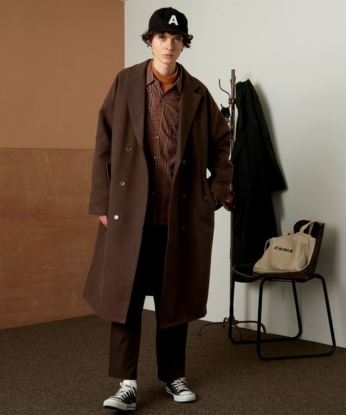 「EMMA CLOTHES」 チェスターコート M ブラウン系その他 メンズ_画像7