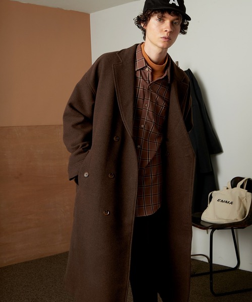 「EMMA CLOTHES」 チェスターコート M ブラウン系その他 メンズ_画像9