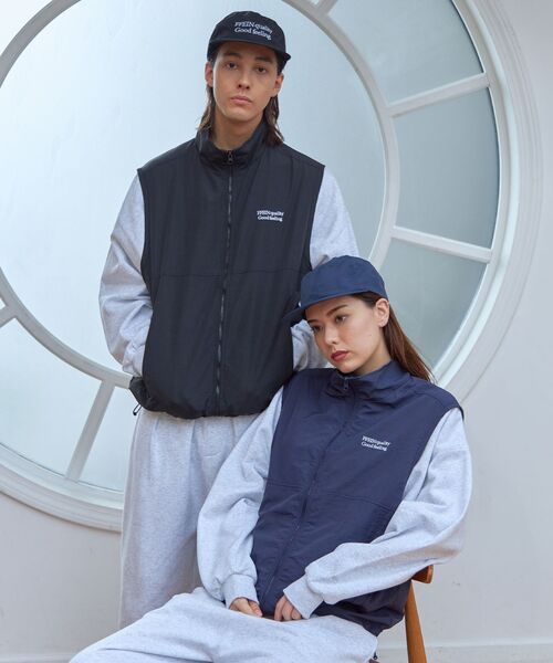 「FFEIN」 ベスト MEDIUM ブラック メンズ_画像2