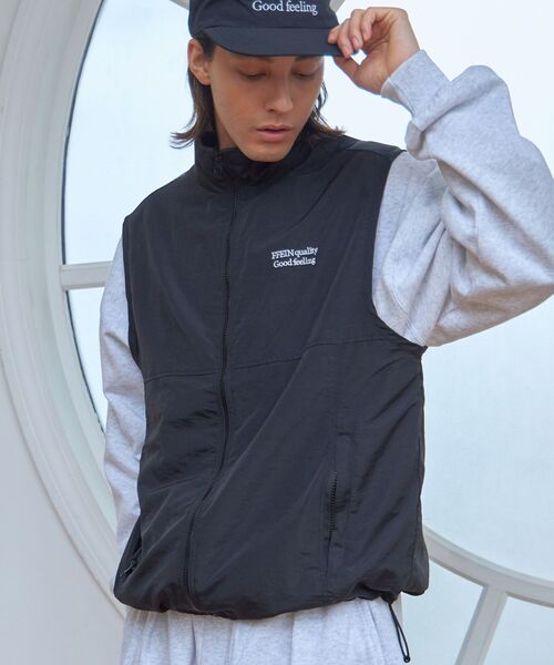 「FFEIN」 ベスト MEDIUM ブラック メンズ_画像4