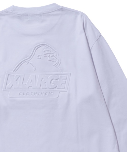 XLARGE（エクストラ ラージ） tシャツ EMBOSSED SLANTED OG L/S TEE
