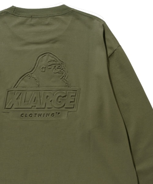 XLARGE（エクストラ ラージ） tシャツ EMBOSSED SLANTED OG L/S TEE