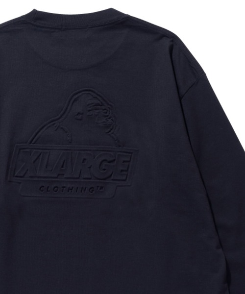 XLARGE（エクストラ ラージ） tシャツ EMBOSSED SLANTED OG L/S TEE 