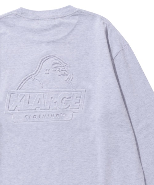 XLARGE（エクストラ ラージ） tシャツ EMBOSSED SLANTED OG L/S TEE