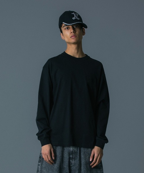 XLARGE（エクストラ ラージ） tシャツ EMBOSSED SLANTED OG L/S TEE 