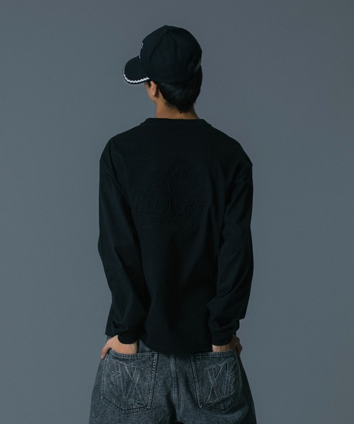 XLARGE（エクストラ ラージ） tシャツ EMBOSSED SLANTED OG L/S TEE