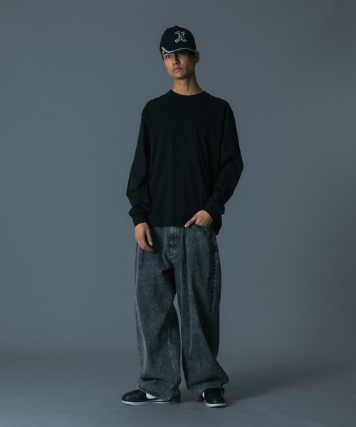 XLARGE（エクストラ ラージ） tシャツ EMBOSSED SLANTED OG L/S TEE 