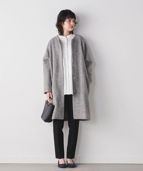 「la.f…」 パンツ 10号 ボルドー レディース_画像5