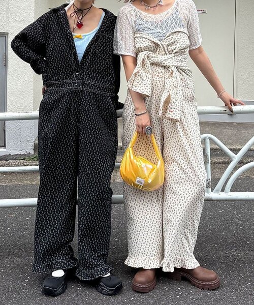 「HELLO.SANFRANCISCO」 オールインワン ONE SIZE オフホワイト レディース_画像7