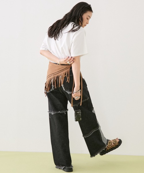 MIRROR STOKE ワイドパンツ ジーンズ デニム デニムパンツ 「ZOZO限定