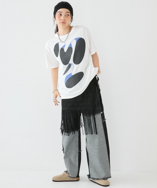MIRROR STOKE ワイドパンツ ジーンズ デニム デニムパンツ 「ZOZO限定