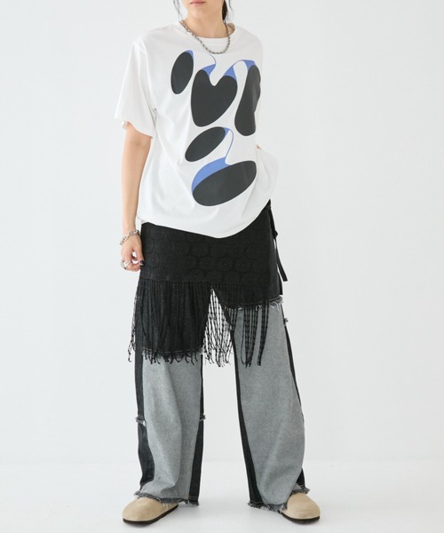 MIRROR STOKE ワイドパンツ ジーンズ デニム デニムパンツ 「ZOZO限定