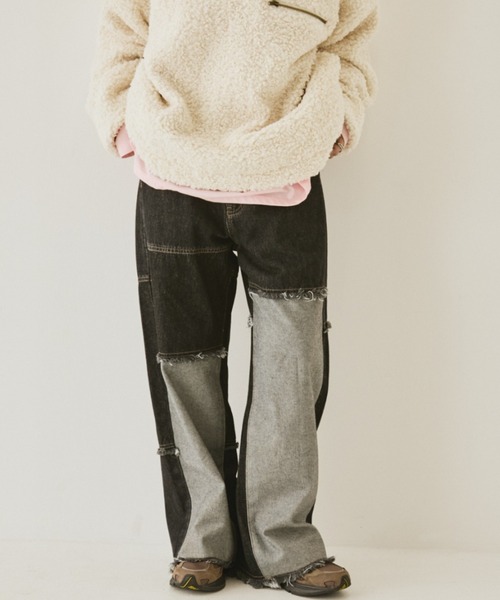 MIRROR STOKE ワイドパンツ ジーンズ デニム デニムパンツ 「ZOZO限定