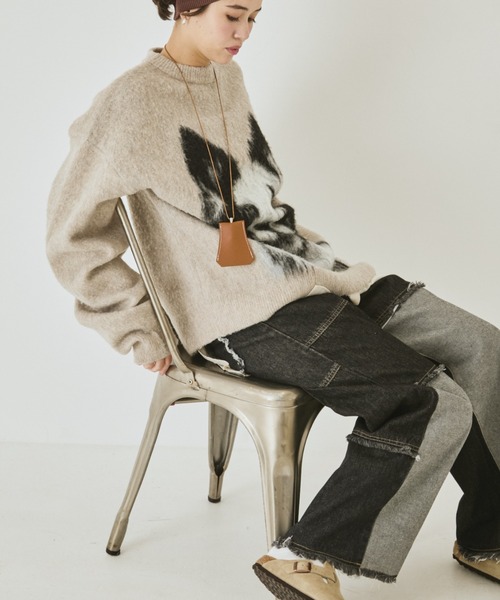 MIRROR STOKE ワイドパンツ ジーンズ デニム デニムパンツ 「ZOZO限定