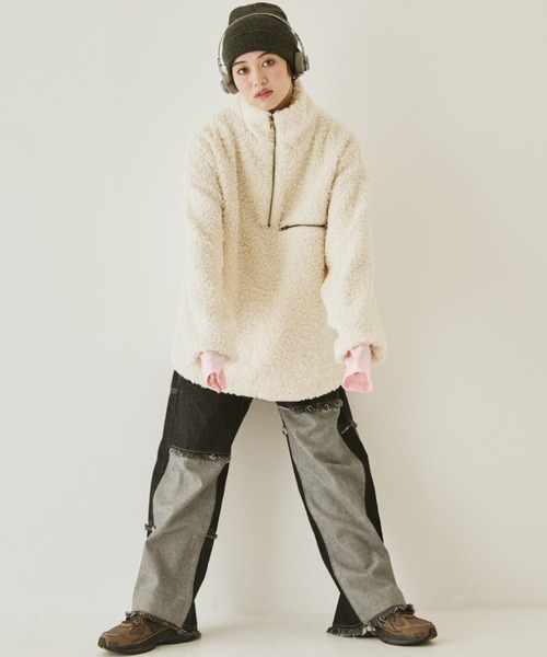 MIRROR STOKE ワイドパンツ ジーンズ デニム デニムパンツ 「ZOZO限定