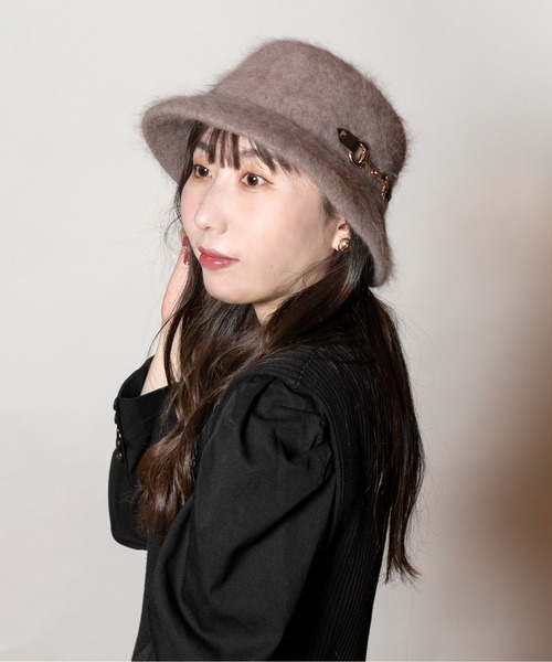 「CA4LA」 帽子 ONESIZE ブラック レディース_画像8