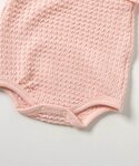 ベビー服 ロンパース ぽこぽこパフスリーブボデ...の詳細画像4