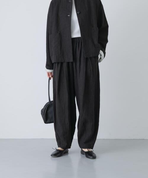 かぐれ パンツ リネンラミールーズテーパードパンツ レディース