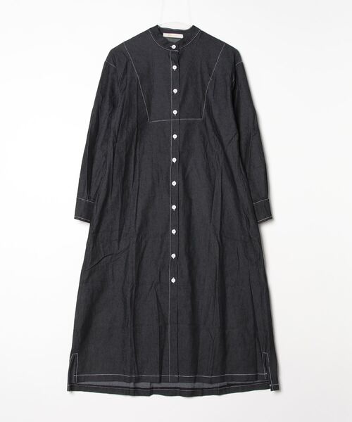 「Dream garden」 長袖ワンピース FREE ブラック レディース_画像5