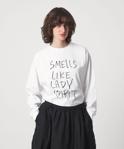 6 ROKU Smells Like Lady Spirit Tシャツ 6 tシャツ 「6(ROKU)」SMELLS LIKE LADY SPRIT Tシャツ レディース