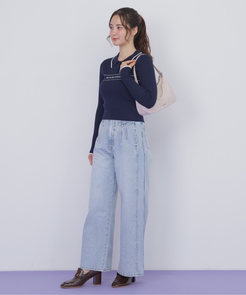 JILL by JILLSTUART ハーフムーンポシェット ジル バイ　ブルー JILL by JILL STUART（ジルバイジルスチュアート） ハンドバッグ ワン