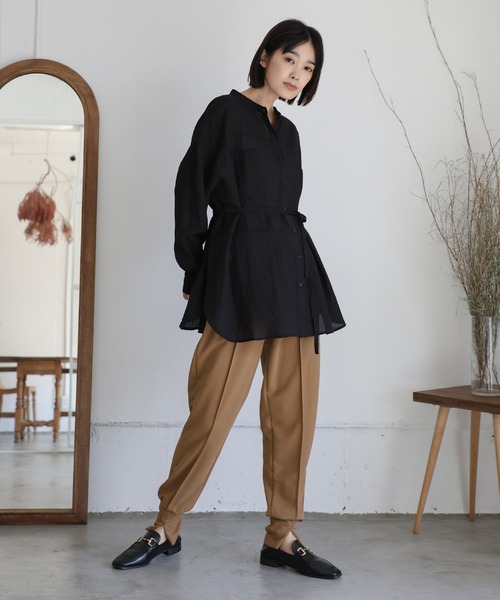 「select MOCA Et」 パンツ MEDIUM ブラック レディース_画像3