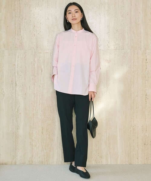 「UNFILO」 長袖ブラウス MEDIUM ブルー レディース_画像6