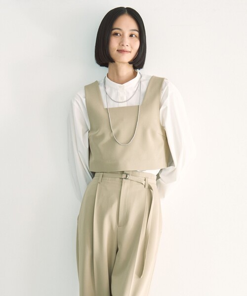 「UNFILO」 長袖ブラウス MEDIUM ブルー レディース_画像8