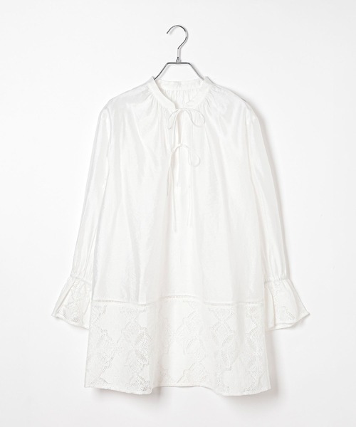 チャコ★未使用★Ralph Lauren★総レースチュニック★カバーアップ BAYFLOW（ベイフロー） チュニック キャンディスリーブレース