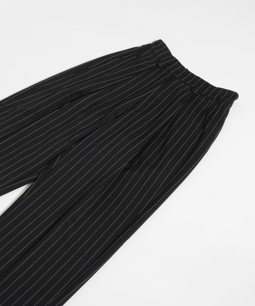 「MUHET」 スラックス SMALL チャコールグレー レディース_画像6