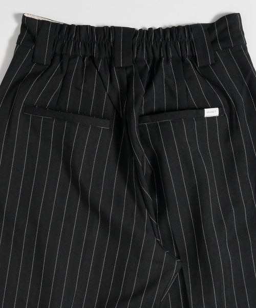「MUHET」 スラックス SMALL チャコールグレー レディース_画像9