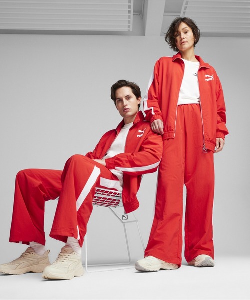 PUMA（プーマ） ジャージブルゾン X-LARGE レッド メンズ : ZOZOTOWN