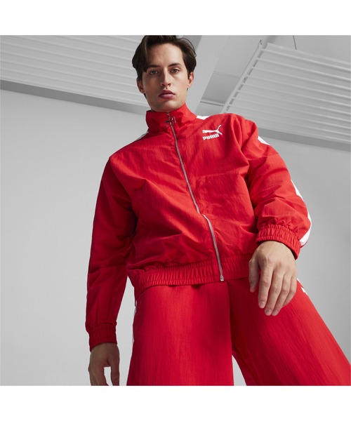 「PUMA」 ジャージブルゾン X-LARGE レッド メンズの画像