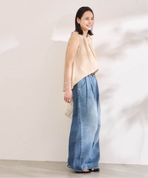 「JOURNAL STANDARD」 デニムパンツ 38 ネイビー レディースの画像