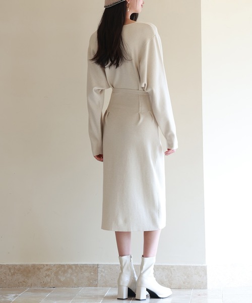 「SAISON DE PAPILLON」 ニットワンピース M ブラウン レディース_画像9