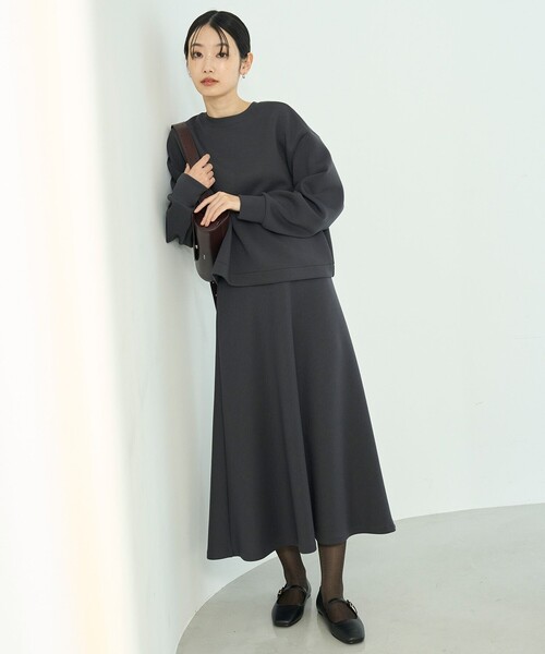 「UNFILO」 フレアスカート LARGE ホワイト レディース_画像7
