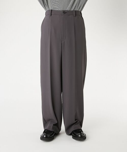 ワイドパンツ スラックス CENTER SEAM WIDE TROUSERS メンズ レディースの画像