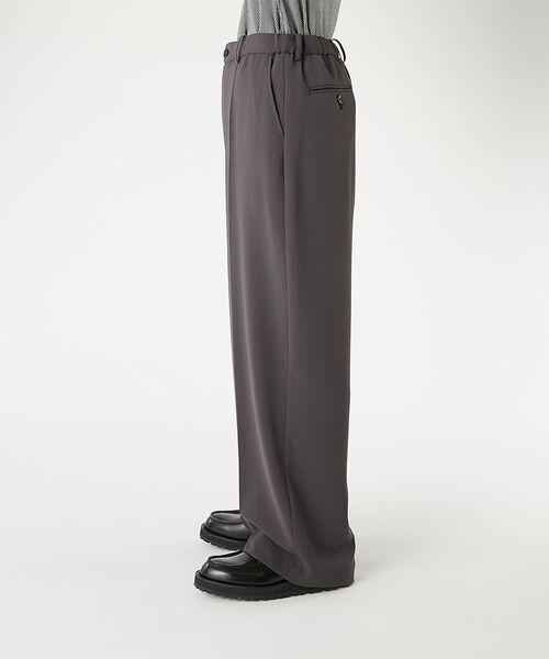 ワイドパンツ スラックス CENTER SEAM WIDE TROUSERS メンズ レディースの画像