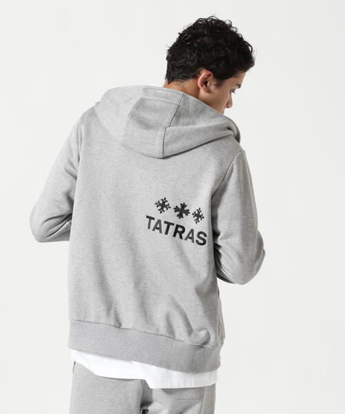「TATRAS」 ジップアップパーカー 1 ブラック メンズ_画像6