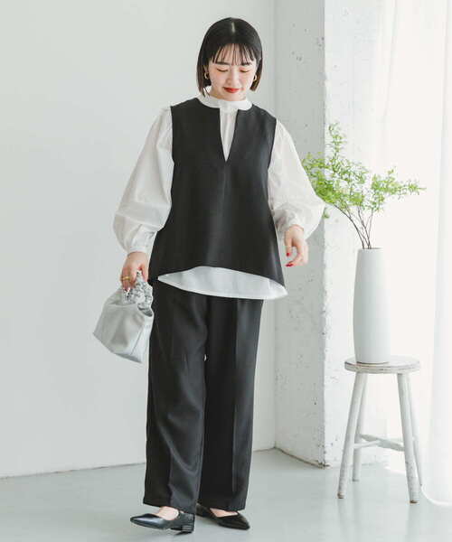 「ITEMS URBANRESEARCH」 セットアップ FREE ライトベージュ レディース_画像2