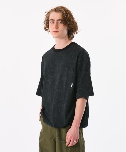 「WETTEMPT」 半袖Tシャツ LARGE チャコールグレー メンズ_画像6