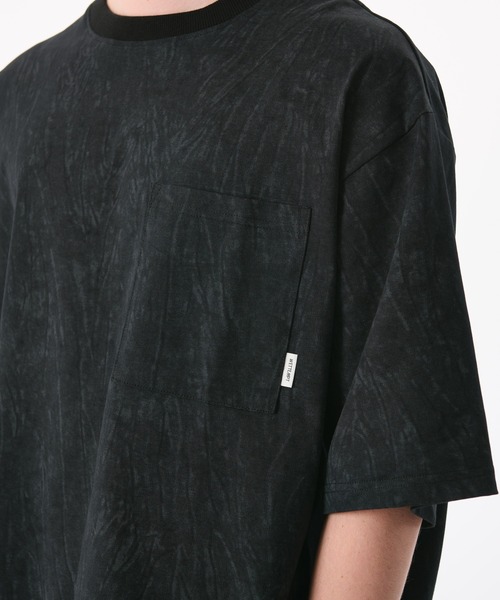 「WETTEMPT」 半袖Tシャツ LARGE チャコールグレー メンズ_画像8
