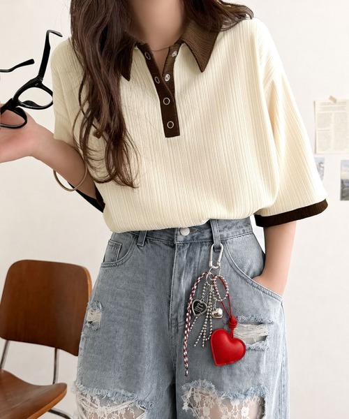 BORDERS at BALCONY（ボーダーズアットバルコニー） 半袖Tシャツ 36