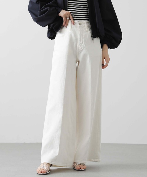 「Healthy denim」 デニムパンツ 24 ホワイト レディース_画像8