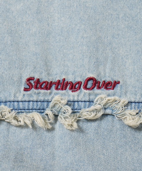 「Starting Over」 半袖シャツ M ブラック メンズ_画像8