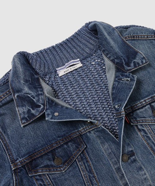 cristaseya×blessデニムジャケット BLESS（ブレス） コート アウター The Cristaseya Jeansfrontpatent
