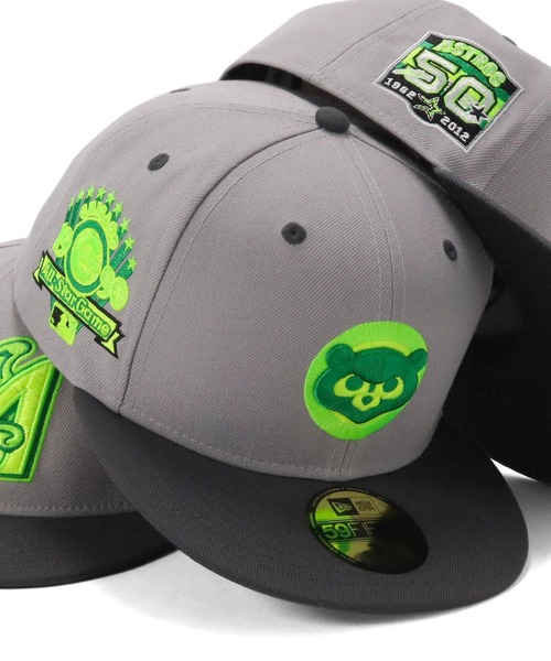 NEW ERA（ニューエラ） キャップ 7 3/8 グレー メンズ : ZOZOTOWN