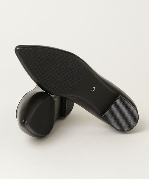 「green label relaxing」 フラットパンプス 23.5cm シルバー レディース_画像3