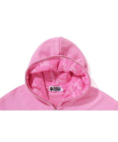 APE ピンク ジップアップ パーカー A BATHING APE（アベイシングエイプ） ジップアップパーカー MEDIUM