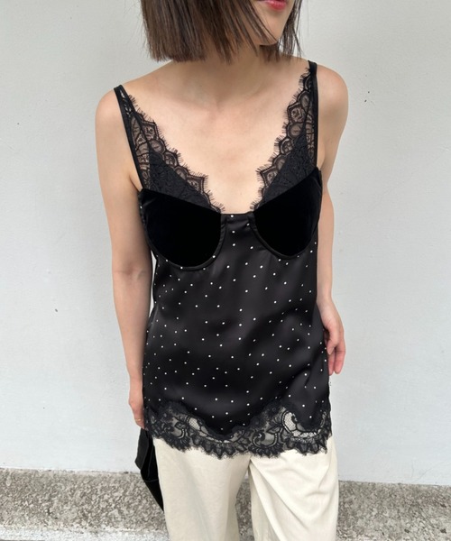 Henon. キャミソール ランジェリーキャミソール : ZOZOTOWN Yahoo!店